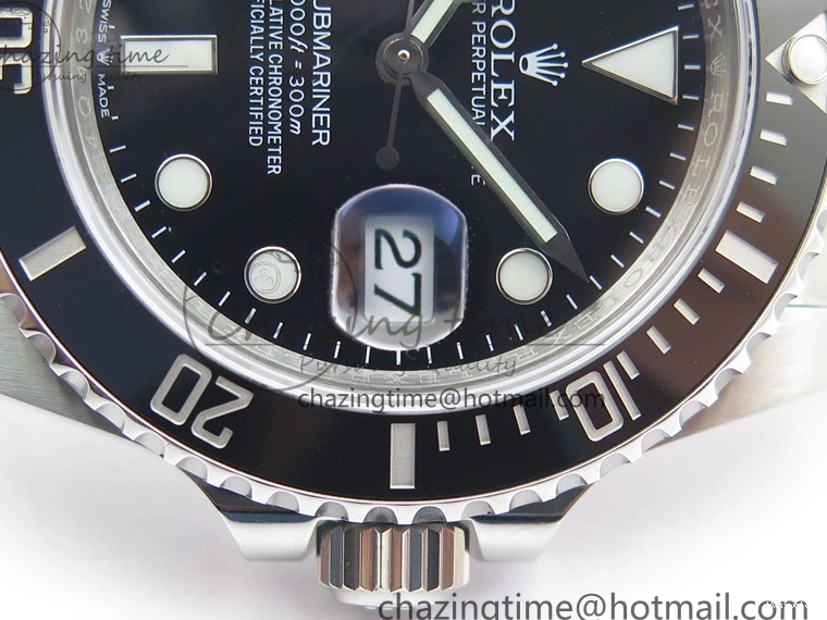 41mm Ceramic Steel Black 1:1 Edition Best A3235 904L LN VVSF 126610 Submariner 0228